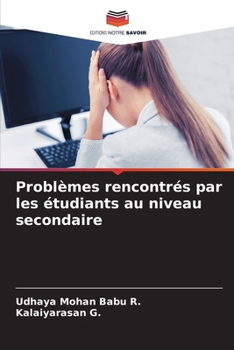 Paperback Problèmes rencontrés par les étudiants au niveau secondaire [French] Book
