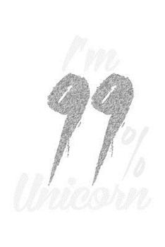 Paperback I'm 99 Percent Unicorn: Mood Tracker Book
