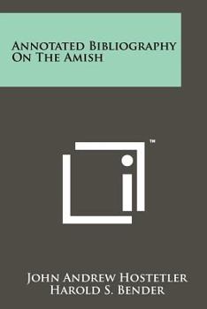 Paperback Annotated Bibliography on the Amish Book