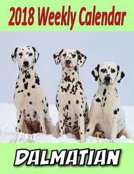 Paperback 2018 Weekly Calendar Dalmation Book