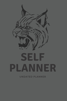 Paperback Black Tiger One Year Undated Self Planner: Undated Monthly & Weekly Planner with Goals setting, 5 Weeks a Month, 60 Weeks, Planner for Happiness & Pro Book