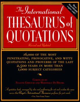 Paperback The International Thesaurus of Quotations: Revised Editon Book