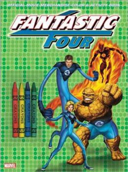 Paperback Fantastic Four Color & Activity-Crayons [With Door Hanger and Crayons] Book