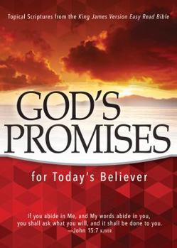 Paperback God's Promises for Today's Believer: Topical Scriptures from the King James Version Easy Read Bible Book