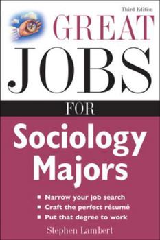 Paperback Great Jobs for Sociology Majors Book