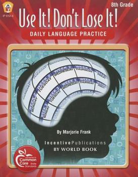 Paperback Language Daily Skills Practice, 8th Grade Book