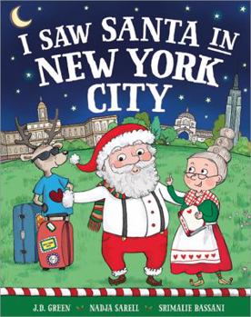 Hardcover I Saw Santa in New York City Book