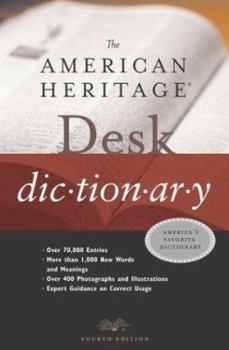 Hardcover American Heritage Desk Dictionary Book
