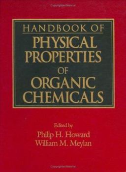 Hardcover Handbook of Physical Properties of Organic Chemicals Book