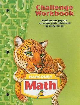 Paperback Harcourt Math: Challenge Workbook Grade 5 Book