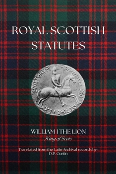 Paperback Royal Scottish Statutes Book