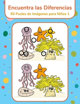 Paperback Encuentra las Diferencias - 50 Puzles de Imágenes para Niños 1 [Spanish] Book