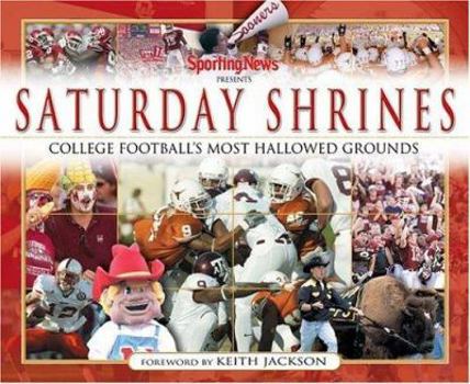 Hardcover Saturday Shrines: Best of College Football's Most Hallowed Grounds Book
