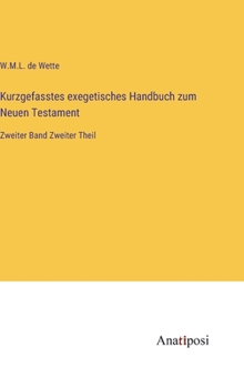 Kurzgefasstes exegetisches Handbuch zum Neuen Testament: Zweiter Band Zweiter Theil