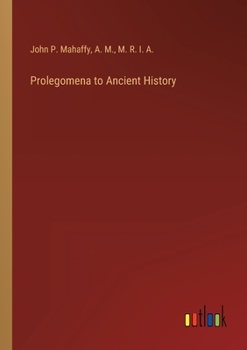 Paperback Prolegomena to Ancient History Book