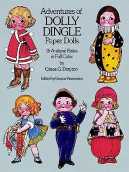 Paperback Adventures of Dolly Dingle Paper Dolls: 16 Antique Plates in Full Color Book