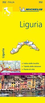 Map Michelin: Liguria [Italian] Book