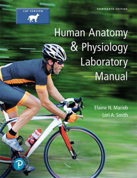 Spiral-bound Human Anatomy & Physiology Laboratory Manual, Cat Version Book