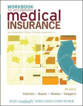 Paperback Study Guide/Workbook to Accompany Medical Insurance: An Integrated Claims Approach 4/E Book