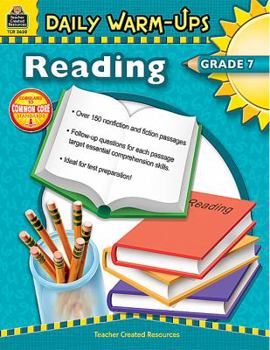 Paperback Daily Warm-Ups: Reading Grade 7 Book