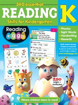 Flexibound Kindergarten Reading Workbook Ages 4–6: 240 Essential Reading Skills – Phonics, Sight Words, Handwriting, Reading Practice & Comprehension, Yearly Planner, 278 Full-Color Pages – Reading Eggs Book