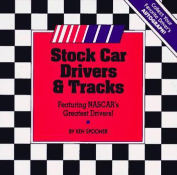 Paperback Stock Car Drivers and Tracks Book