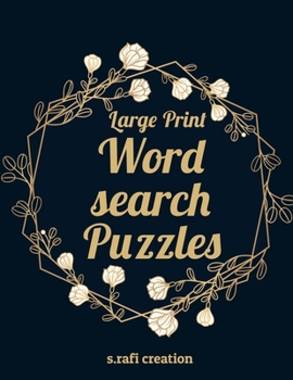 Large Print Wordsearch Puzzles: 80 themed wordsearches