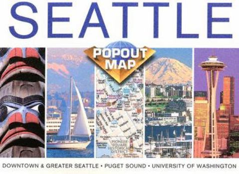 Paperback Rand McNally Seattle Popout Map: Double Map Book