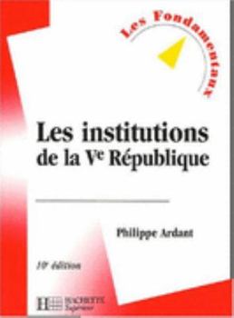 Paperback Les institutions de la Ve République Book