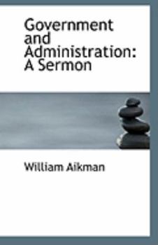 Paperback Government and Administration: A Sermon Book