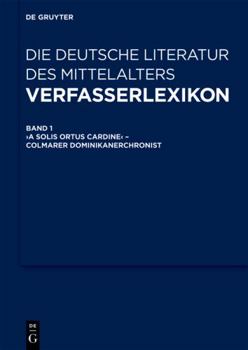 Paperback Verfasserlexikon - Die Deutsche Literatur Des Mittelalters [German] Book