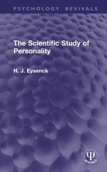 Hardcover The Scientific Study of Personality Book