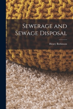 Paperback Sewerage and Sewage Disposal Book