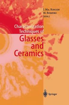 Paperback Characterization Techniques of Glasses and Ceramics Book