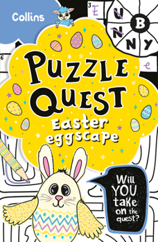 Paperback The Easter Eggscape: Solve More Than 100 Puzzles in This Adventure Story for Kids Aged 7+ Book