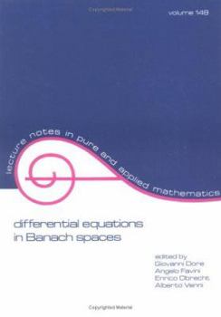 Paperback Differential Equations in Banach Spaces Book