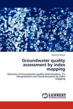 Paperback Groundwater quality assessment by index mapping Book