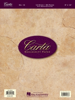Paperback Carta Manuscript Paper No. 13 - Basic Book