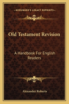 Old Testament Revision: A Handbook for English Readers