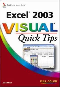 Paperback Excel 2003 Visualtm Quick Tips Book