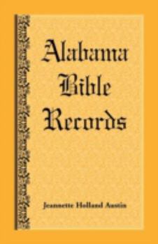 Paperback Alabama Bible Records Book