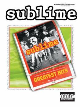 Paperback Sublime -- Greatest Hits: Authentic Guitar Tab Book