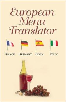 Paperback European Menu Translator Book