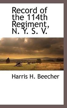 Paperback Record of the 114th Regiment, N. Y. S. V. Book
