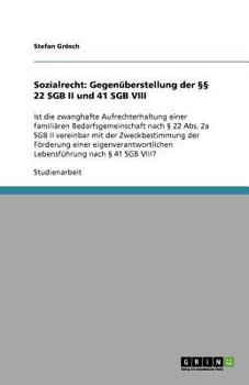 Paperback Sozialrecht: Gegen?berstellung der ?? 22 SGB II und 41 SGB VIII: Ist die zwanghafte Aufrechterhaltung einer famili?ren Bedarfsgemei [German] Book