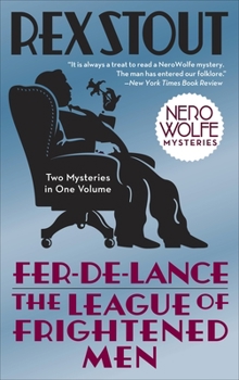 Paperback Fer-De-Lance/The League of Frightened Men Book