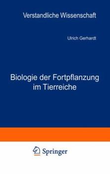 Paperback Biologie Der Fortpflanzung Im Tierreiche [German] Book