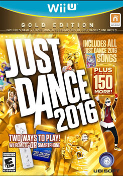 Video Game Just Dance 2016 Gold Edition Book