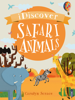 Hardcover Safari Animals Book