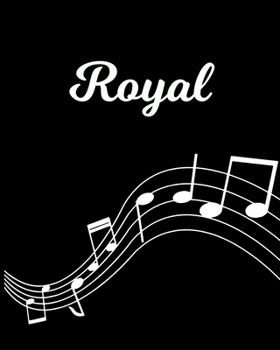 Paperback Royal: Sheet Music Note Manuscript Notebook Paper - Personalized Custom First Name Initial R - Musician Composer Instrument C Book